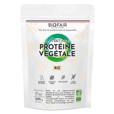 Protéine végétale Riz 500g