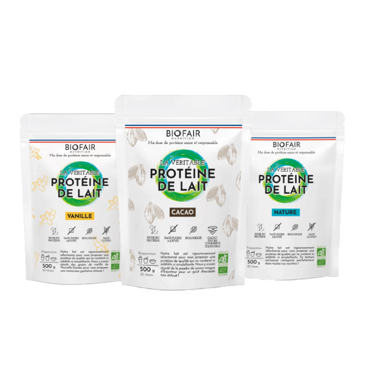 Pack protéines de lait