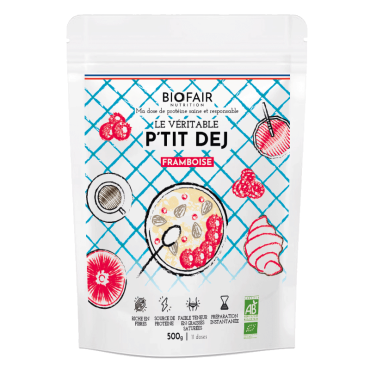 Porridge bio P'tit Dej Framboise