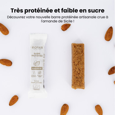 Barre protéinée amande