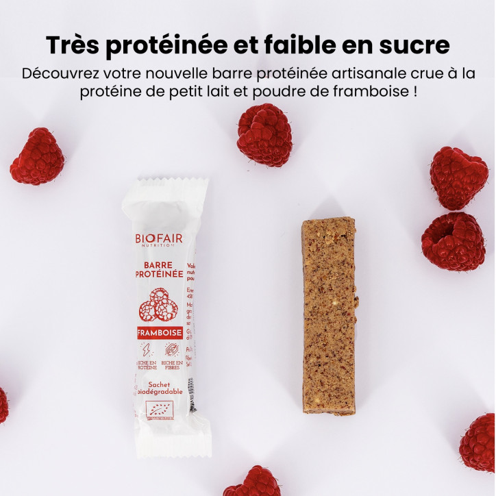 Pack éco barres framboise X 24