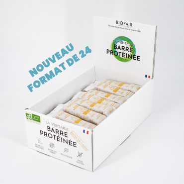 Pack barre protéinée noix de cajou riz brun x24