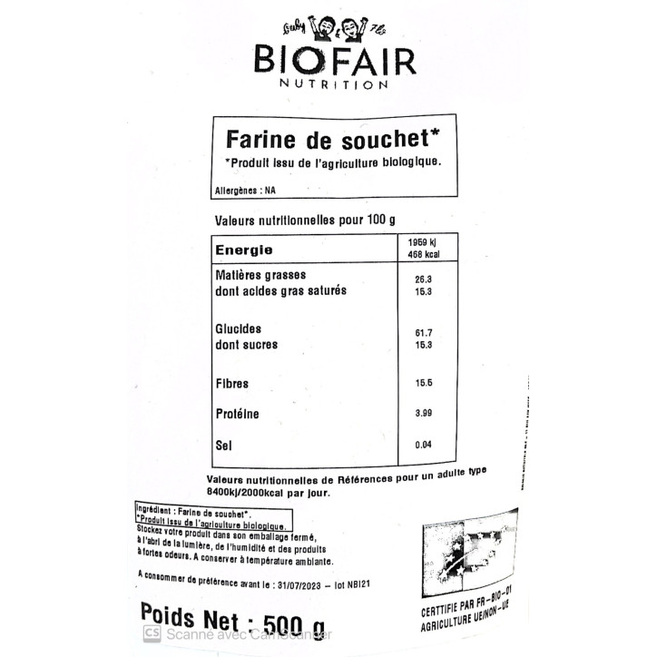 Farine de souchet - 500g